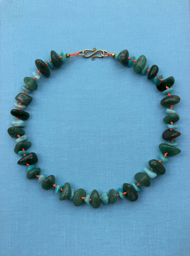 Collier "Crystal Jelly" Aventurine