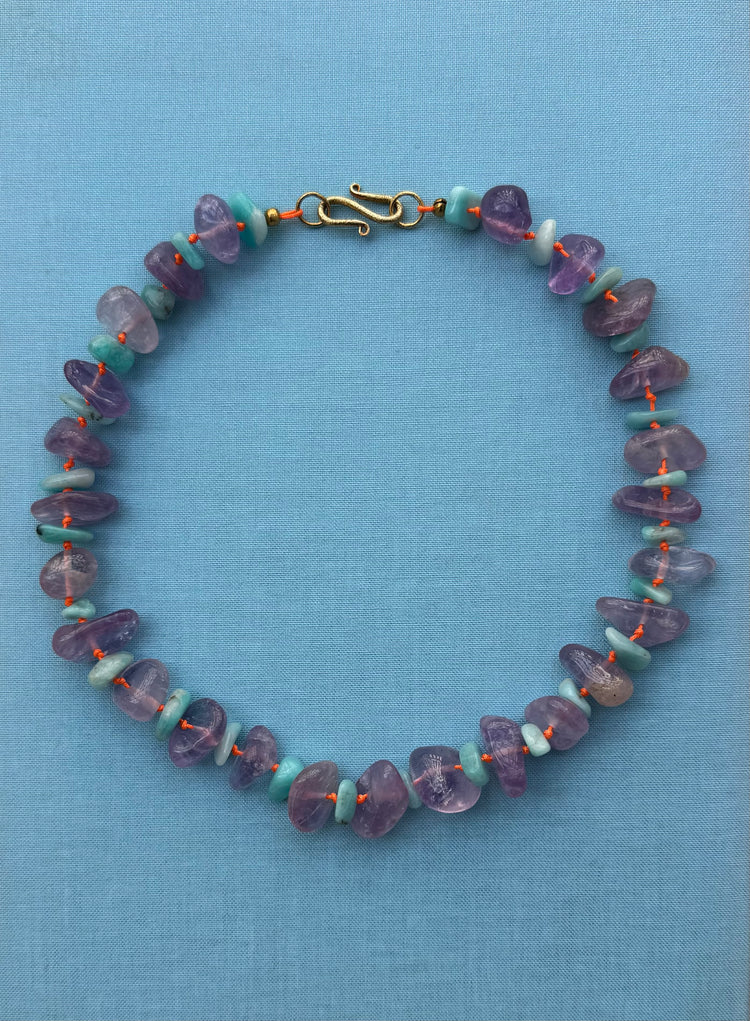 Collier "Crystal Jelly" Améthyste