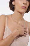 Bracelet "Mini Beads" Howlite