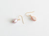 Boucles d’oreilles “Micro” Perles Baroques blanches