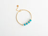 Bracelet "02" en Turquoise