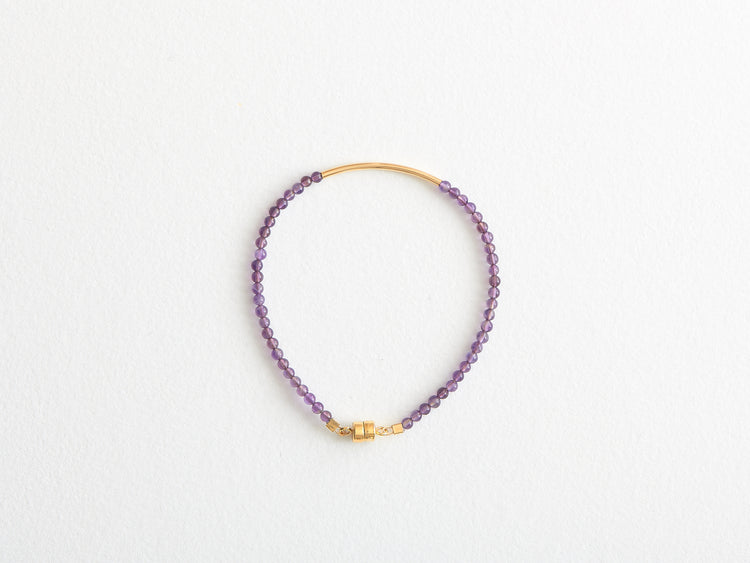 Bracelet "Mini Beads" Améthyste