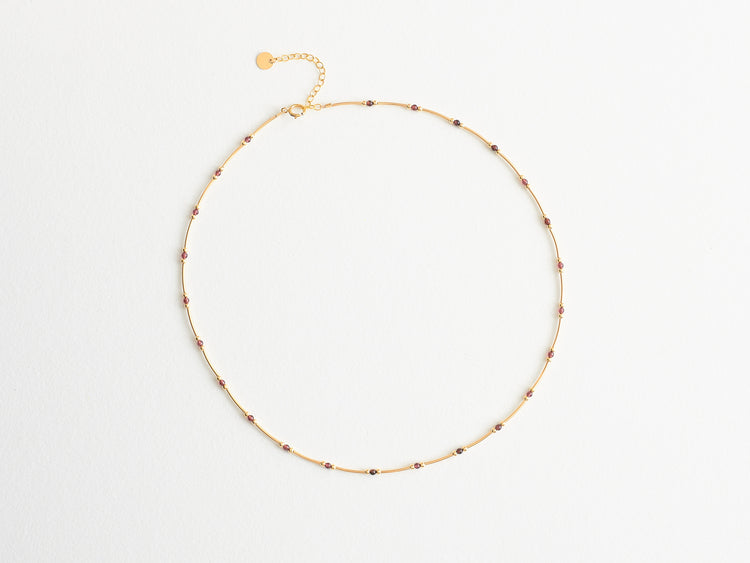 Collier "Tiny" Corail sea bambou