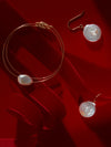 Bracelet fil d'or "perle d'eau douce baroque" blanche